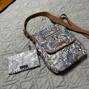 Sakroots Crossbody with Matching Wallet